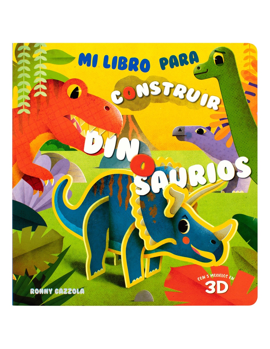 Libro Mi libro para construir: dinosaurios de Silver Dolphin Libro Mi libro para construir: dinosaurios de Silver Dolphin