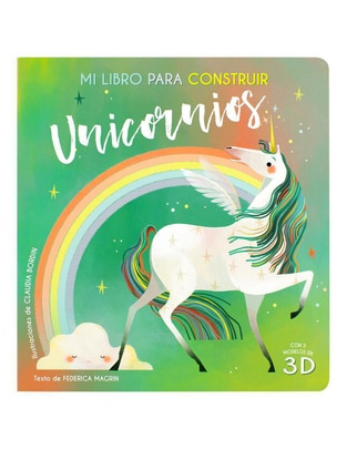 Libro Mi libro para construir: unicornios de Silver Dolphin Libro Mi libro para construir: unicornios de Silver Dolphin