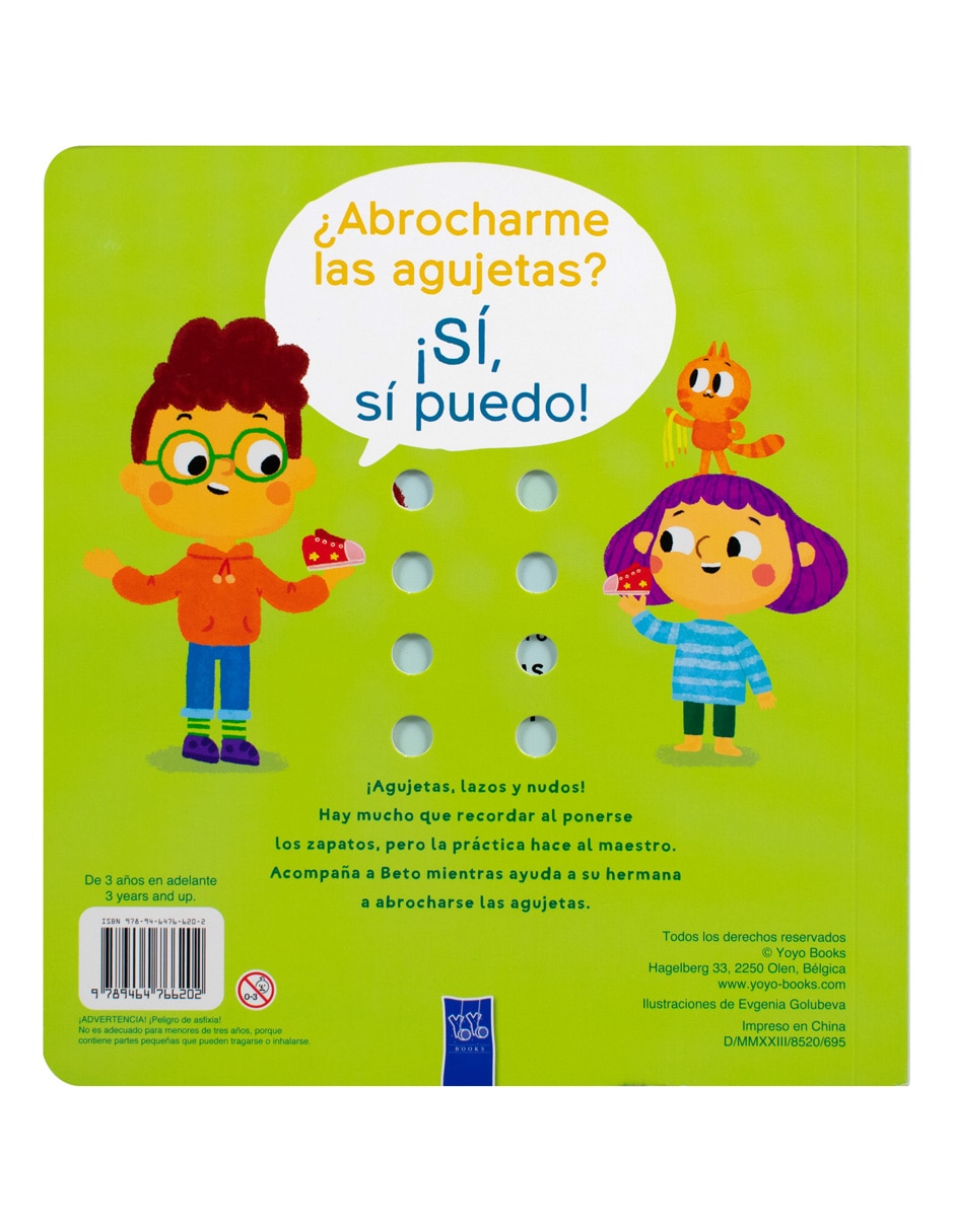 Libro ¡Si, si puedo! ¿Abrocharme las agujetas? de Jo Dupre Bvba (Yoyo Books) 2