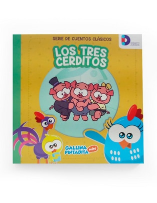Libro La gallina pintadita y los tres cerditos de DidactiJuegos Libro La gallina pintadita y los tres cerditos de DidactiJuegos