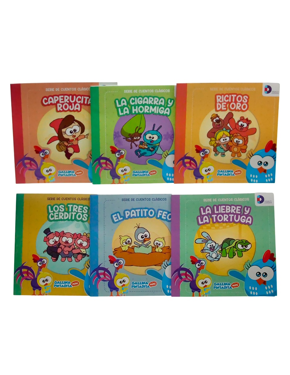 Set de libros La Gallina Pintadita de Dictajuegos Set de libros La Gallina Pintadita de Dictajuegos