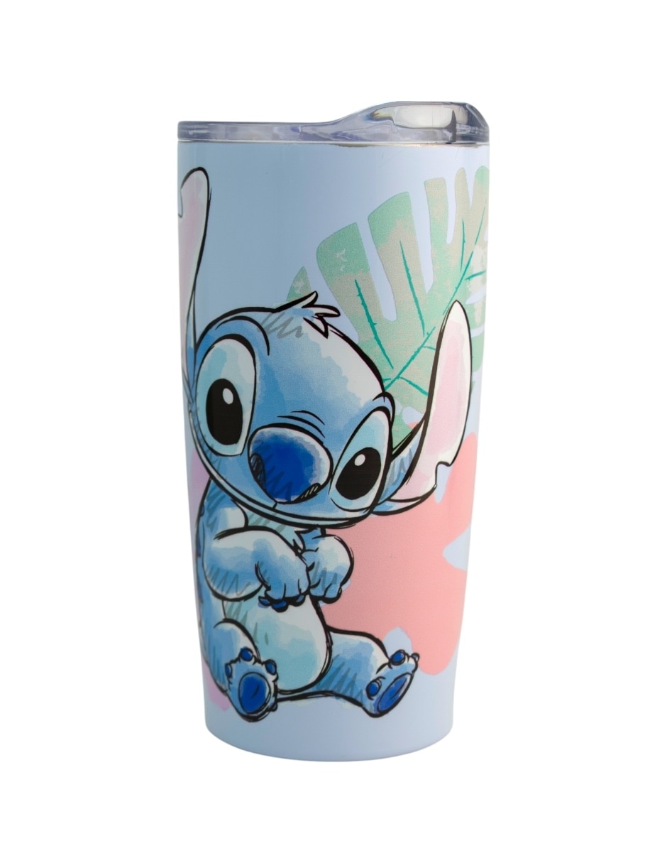 Termo de acero inoxidable Stitch con tapa a presión 2