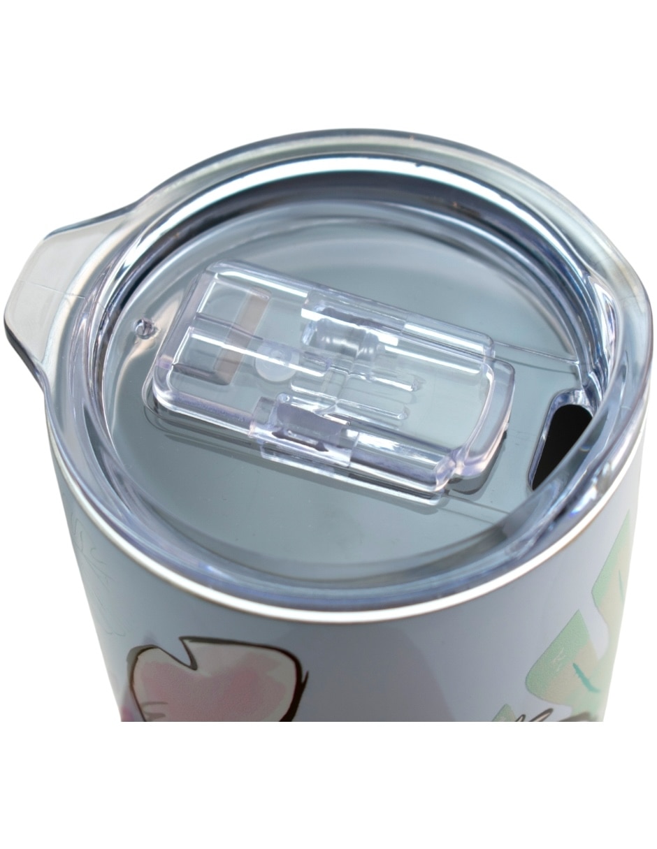 Termo de acero inoxidable Stitch con tapa a presión 5