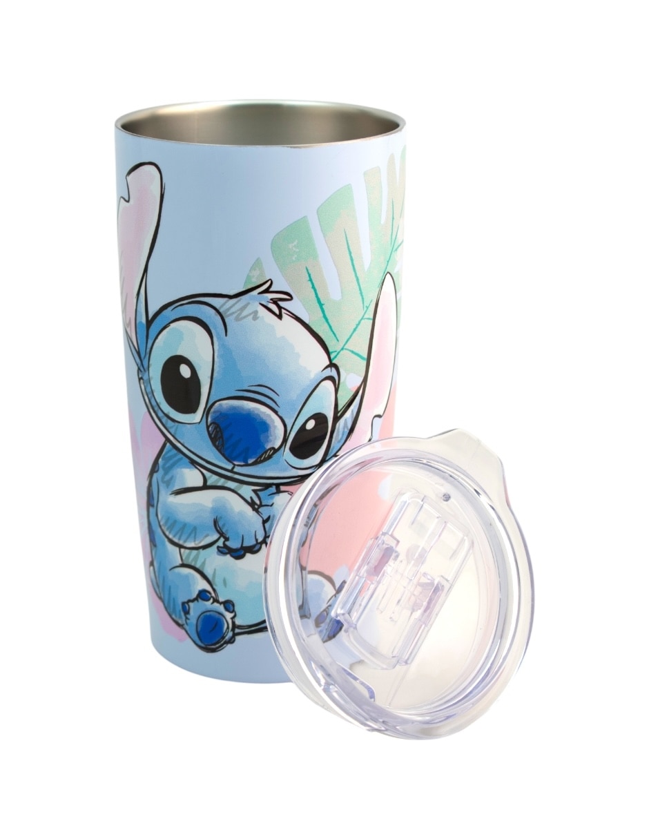 Termo de acero inoxidable Stitch con tapa a presión 6
