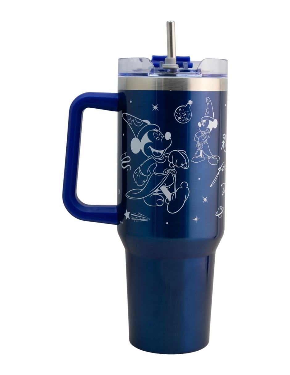 Termo de acero inoxidable Mickey con tapa rosca 2