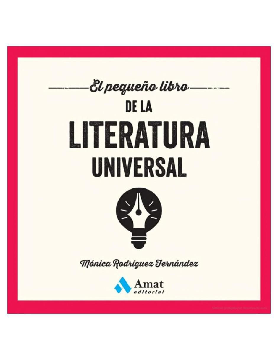 Libro El pequeño libro de la literatura universal de Mónica Rodríguez Fernández