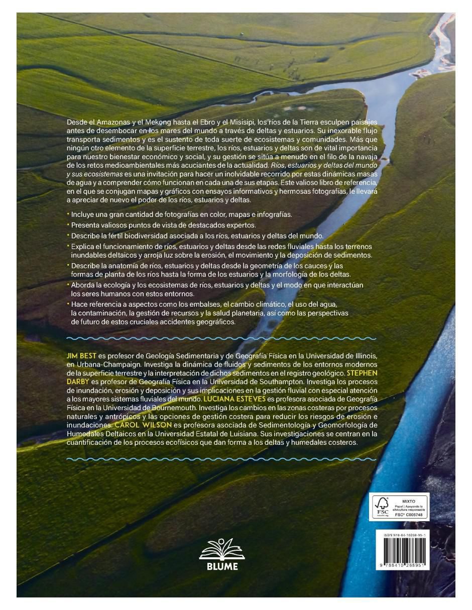 Libro Ríos, Estuarios y Deltas del Mundo y sus Ecosistemas de Jim Best/Stephen Darby et al 2