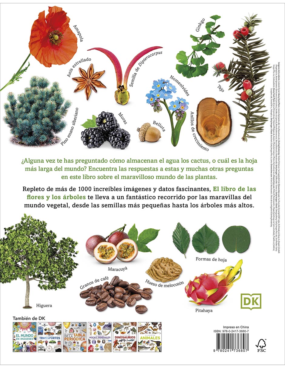 Libro El libro de las flores y los árboles. Y otros tesoros del reino vegetal de Dorling Kindersley