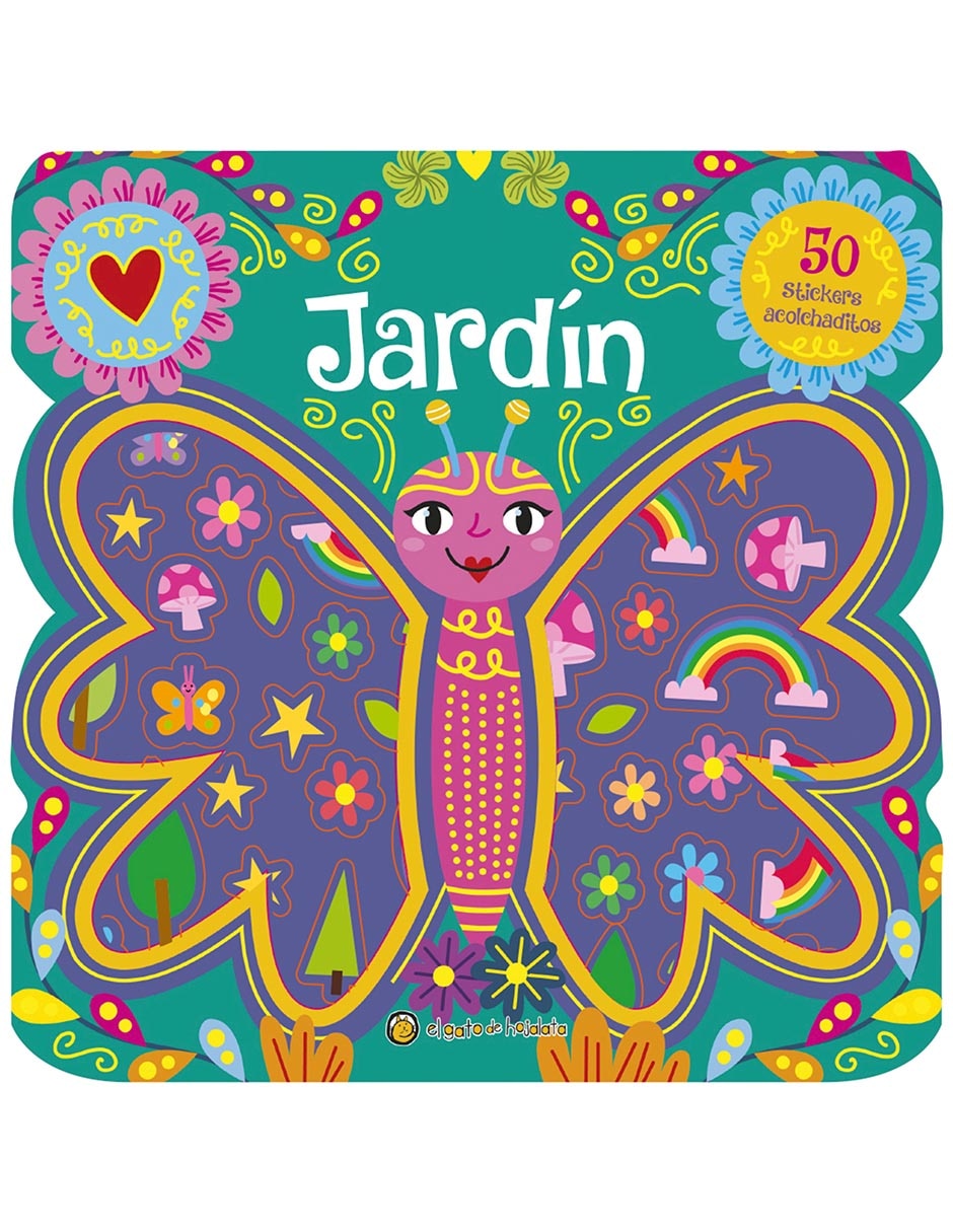 Libro Jardín-Stickers Acolchaditos de El Gato de Hojalata