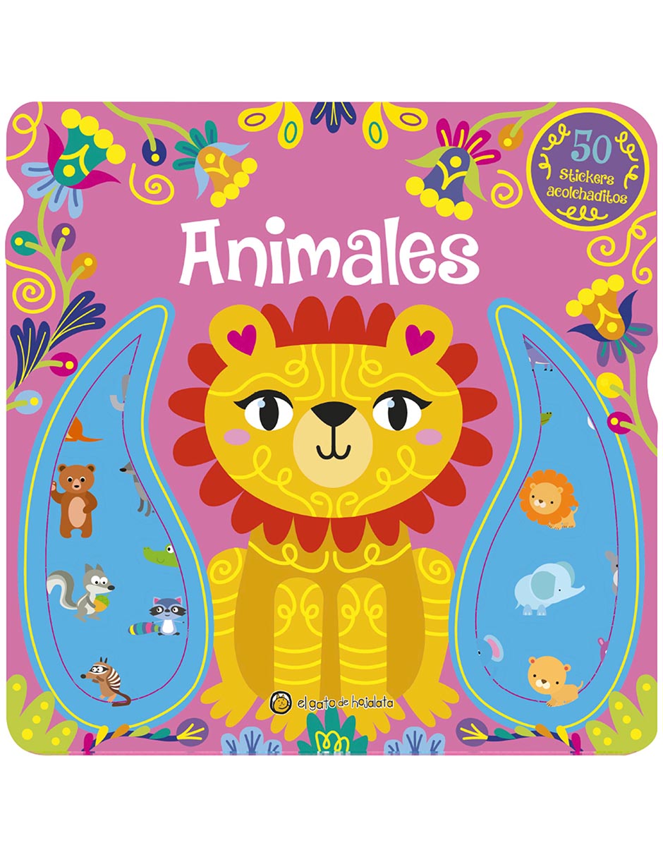 Libro Animales-Stickers Acolchaditos de El Gato de Hojalata