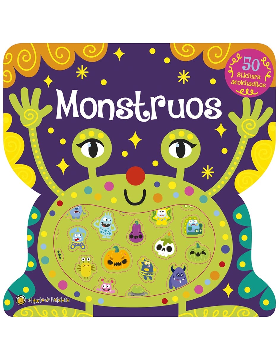 Imagen de producto Libro Monstruos -Stickers Acolchaditos de El Gato de Hojalata