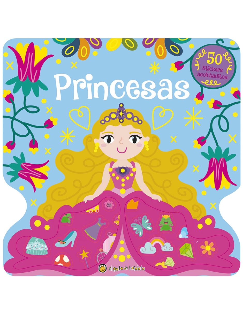 Libro Princesas-Stickers Acolchaditos de El Gato de Hojalata