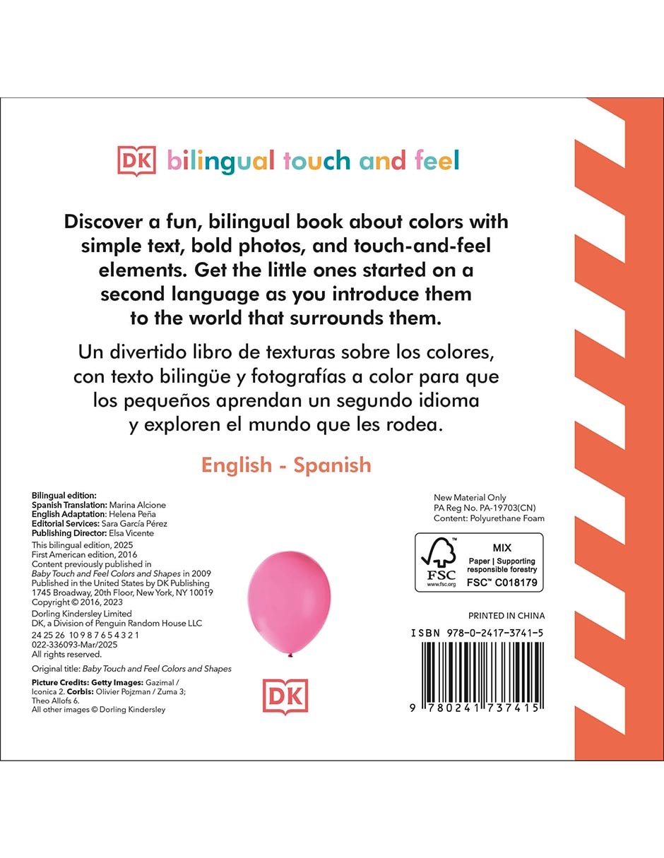 Libro Toca y aprende: los colores de DK Libro Toca y aprende: los colores de DK