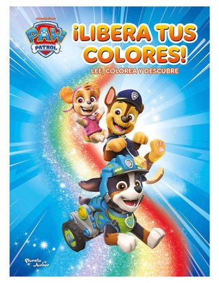 Libro Paw Patrol Libera tus Colores de Nickelodeon
