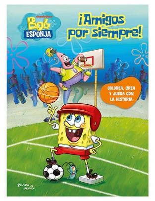 Libro Bob Esponja Amigos por Siempre de Nickelodeon