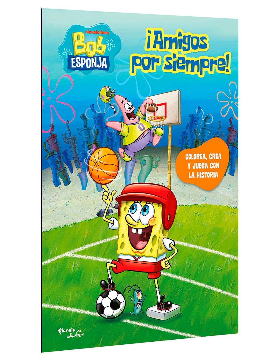 Libro Bob Esponja Amigos por Siempre de Nickelodeon