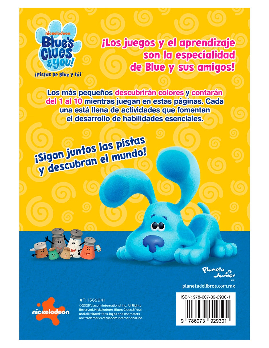 Libro Las Pistas de Blue y tu Juegos y Pistas de Nickelodeon