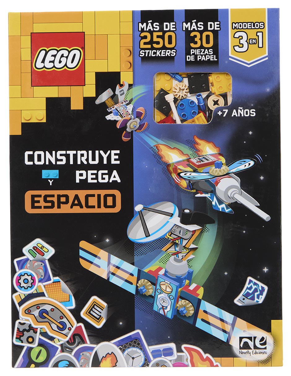 Libro Construye y pega el espacio de Lego 1