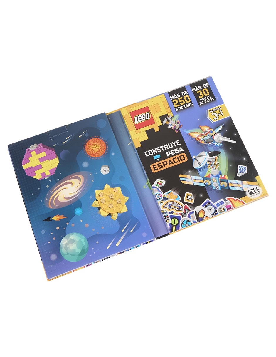 Libro Construye y pega el espacio de Lego 3
