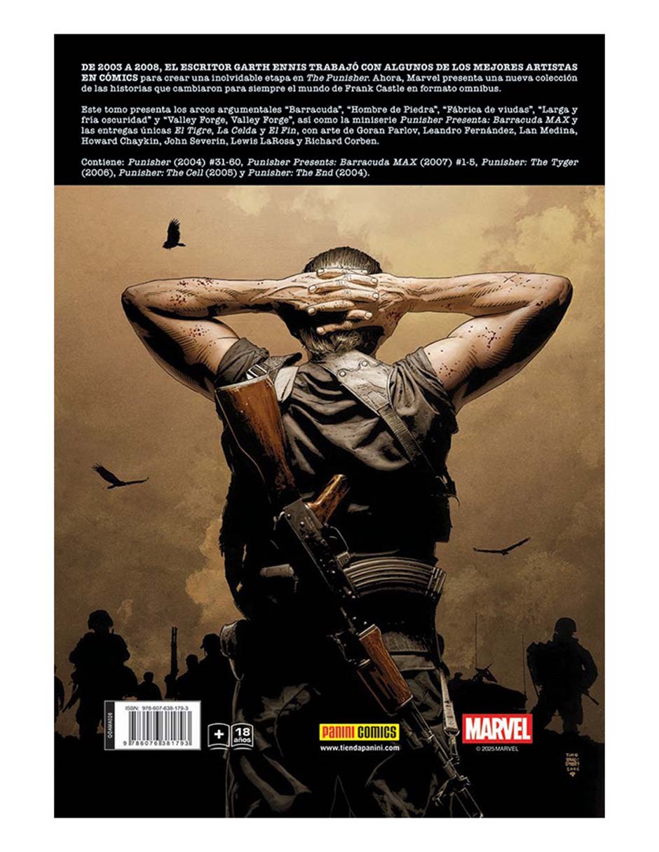 Cómic Punisher de Garth Ennis Vol.03 Marvel Omnibus 2