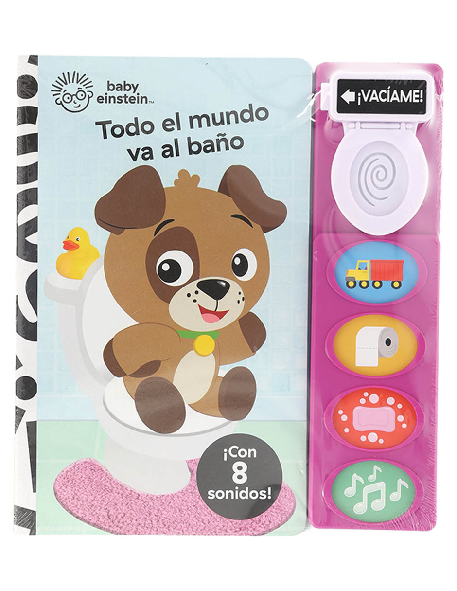Libro Todo el mundo va al baño Baby Einstein de Pi Kids 1