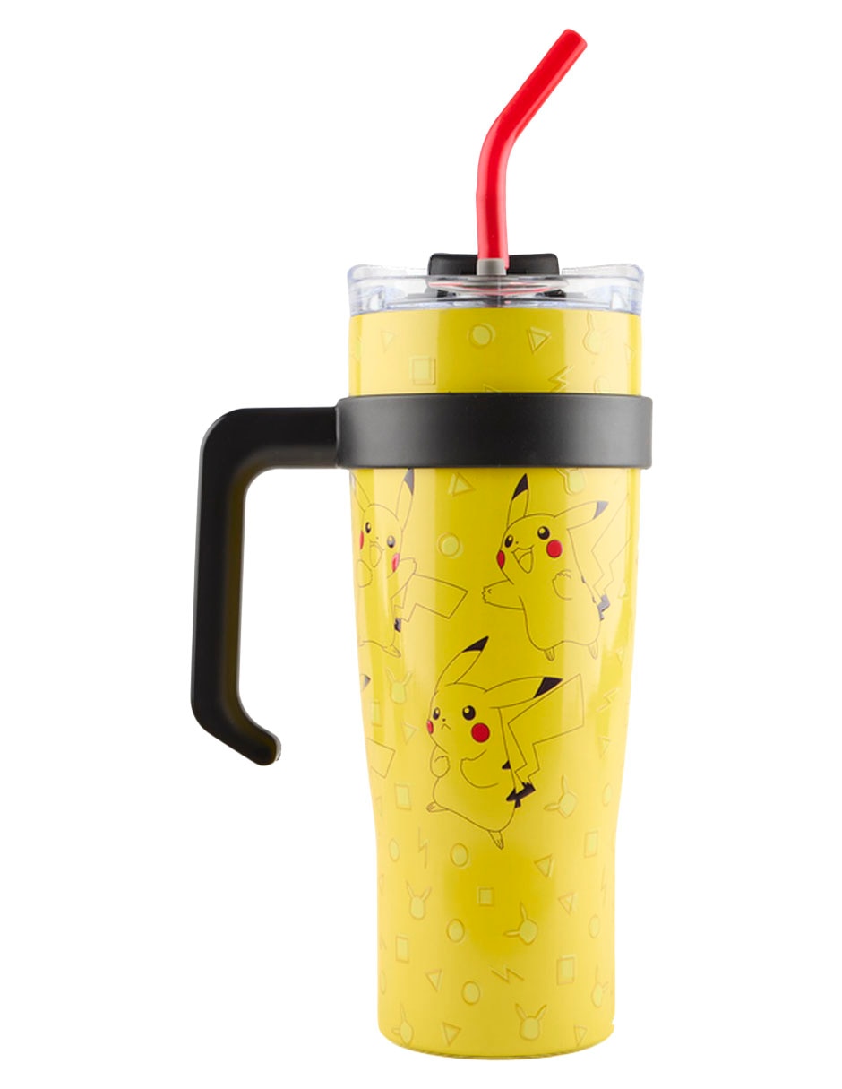 Termo de acero inoxidable Pokémon con tapa rosca 1.2 L