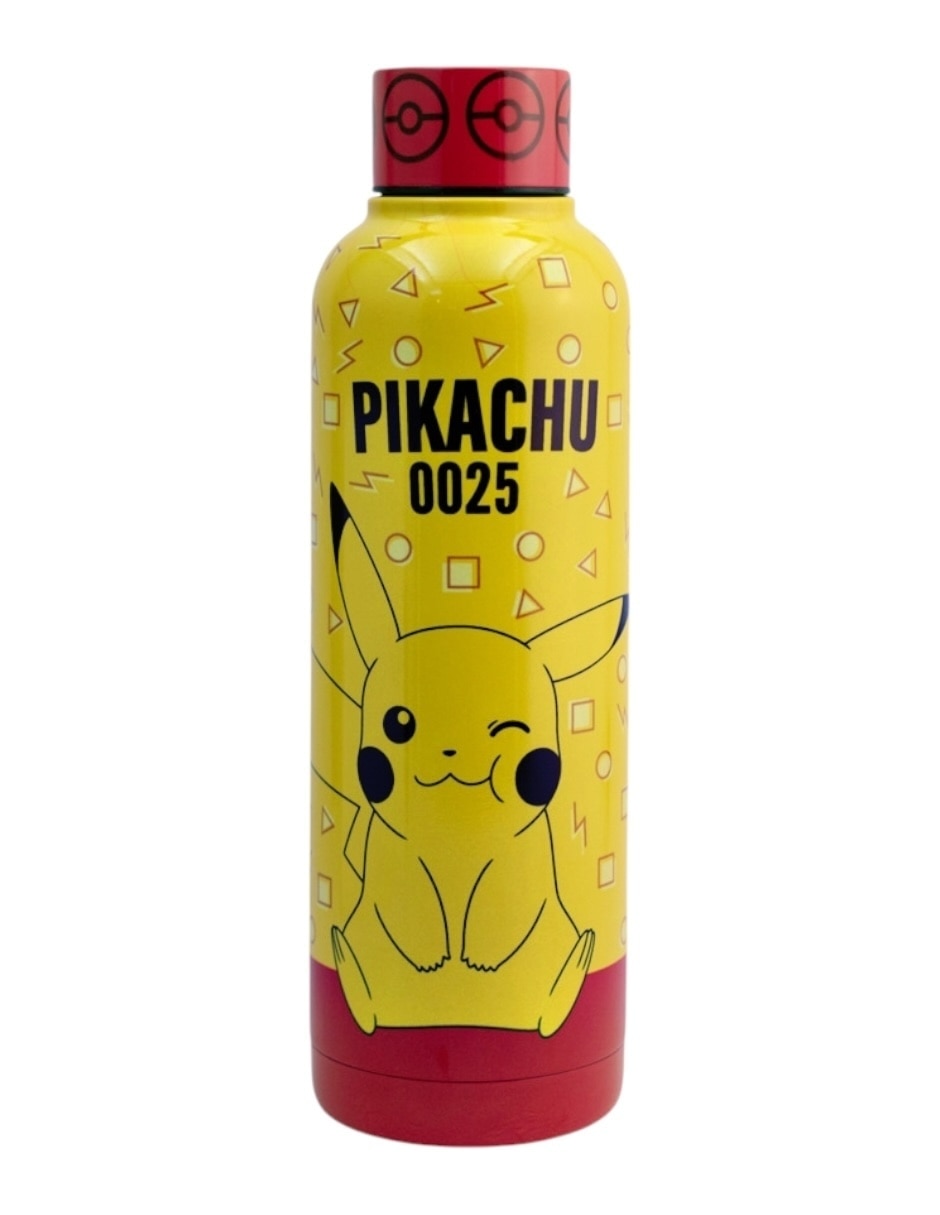 Termo de acero inoxidable Pokémon con tapa rosca Termo de acero inoxidable Pokémon con tapa rosca