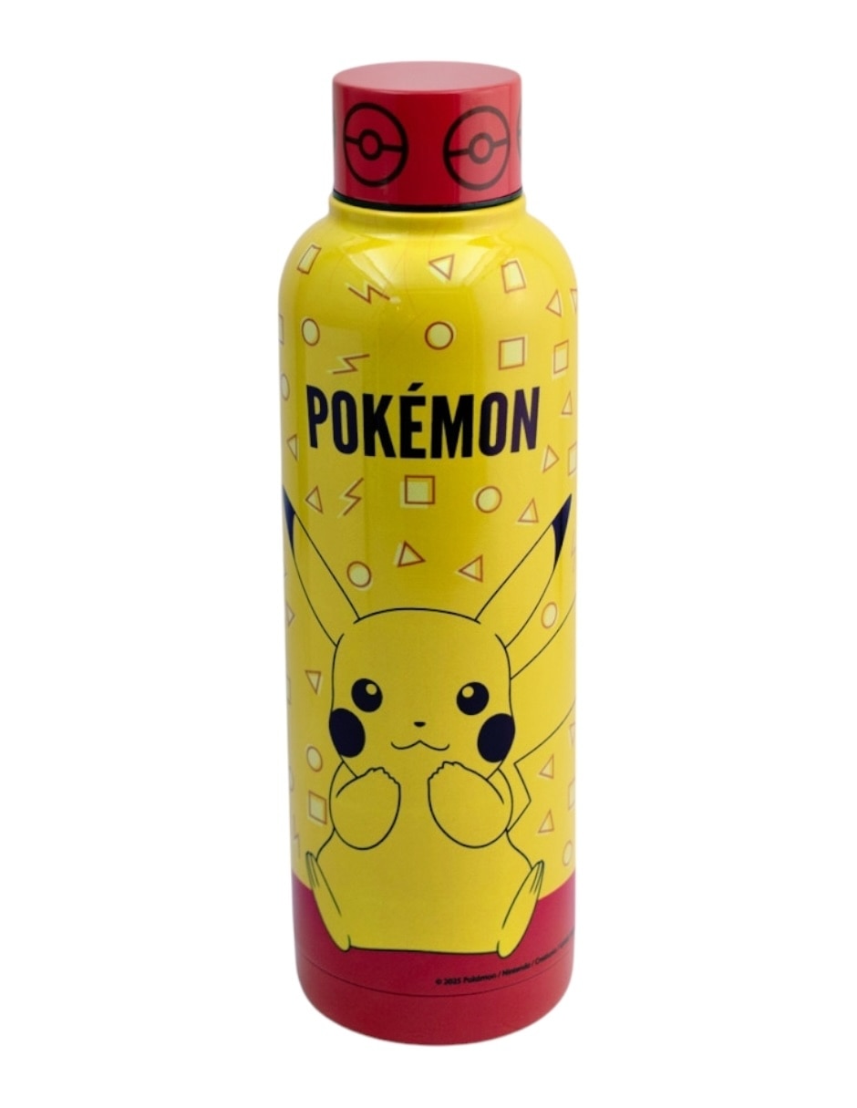 Termo de acero inoxidable Pokémon con tapa rosca 3