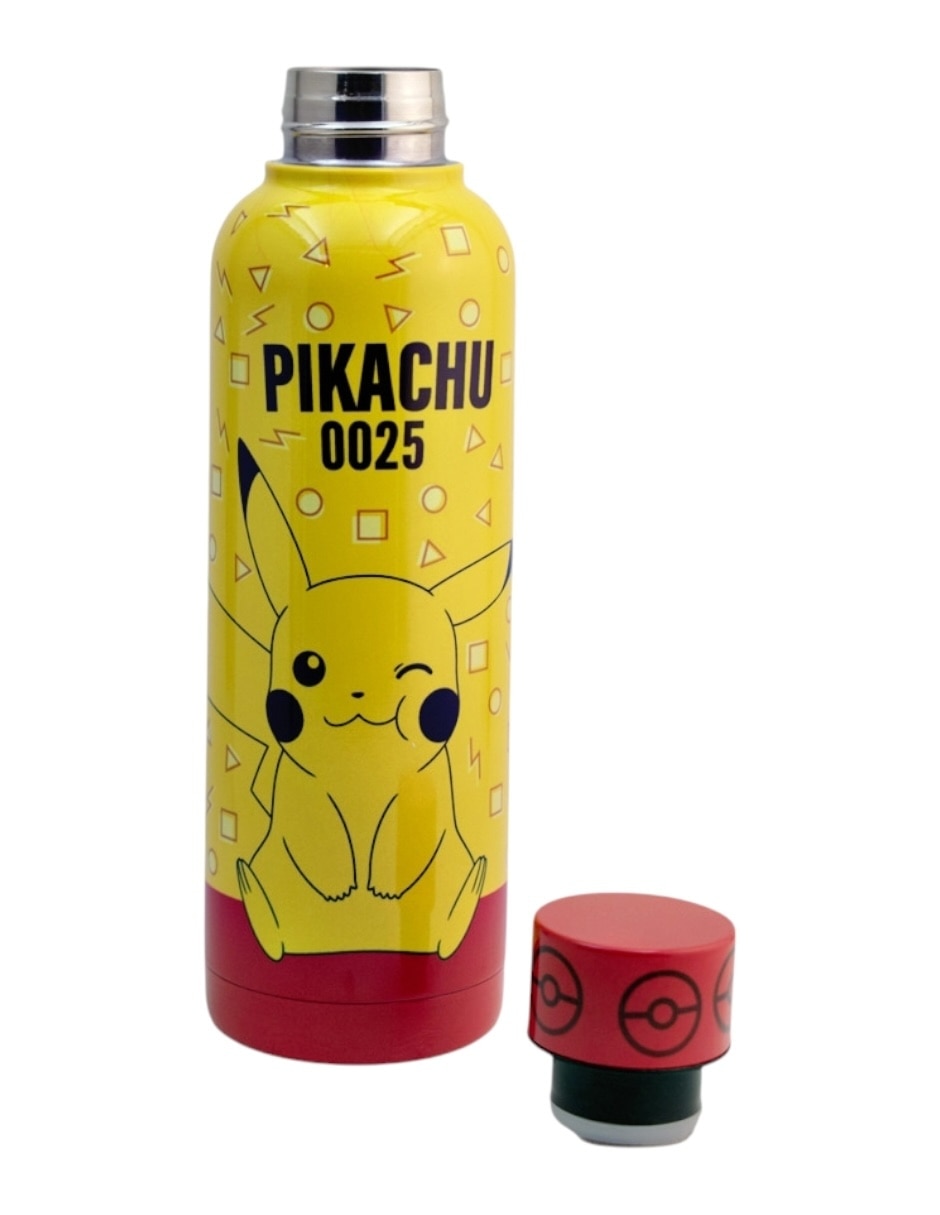 Termo de acero inoxidable Pokémon con tapa rosca 4