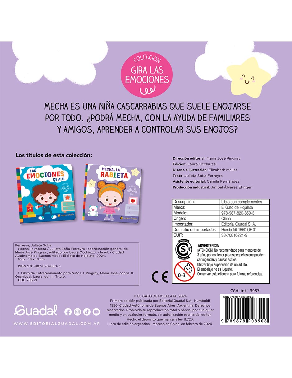 Libro Mecha, La Rabieta de Editorial Guadal