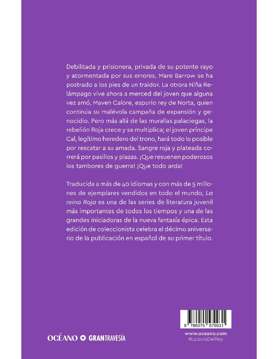 Libro Jaula del rey, La (Edición especial) de Aveyard, Victoria 2