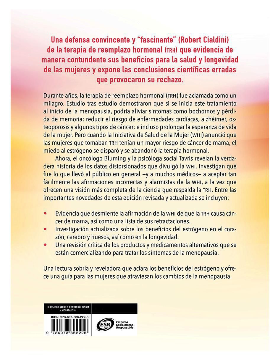Libro Los estrógenos importan –Autores: Dra. Carol Tavris y Dr. Avrum Bluming. Editorial: de BLUMING, AVRUM 3