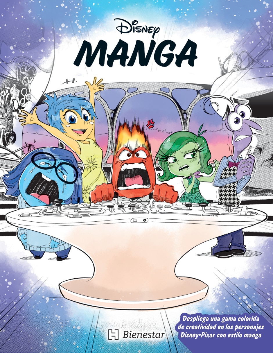Libro Manga Disney Intensamente de Hachette Bienestar