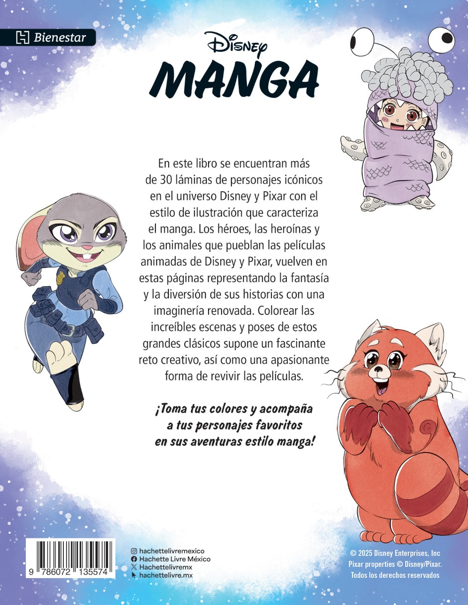 Libro Manga Disney Intensamente de Hachette Bienestar 2