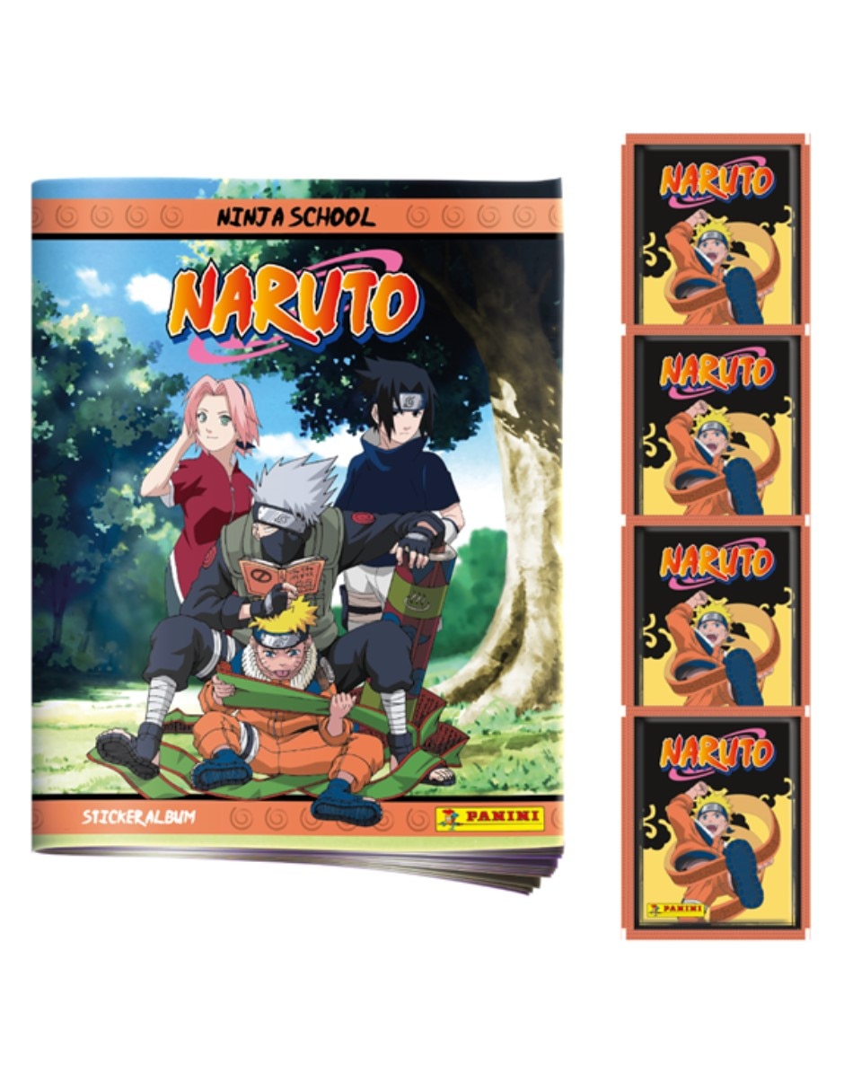 Álbum con estampas de Naruto