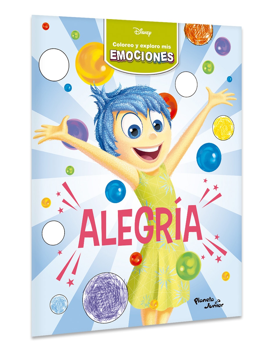 Libro Coloreo Y Exploro Mis Emociones Alegria de DISNEY 3