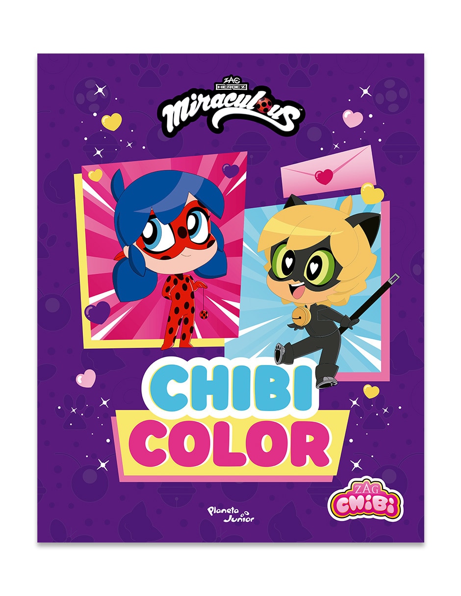 Libro Ladybug Chibi Color de Miraculous Libro Ladybug Chibi Color de Miraculous