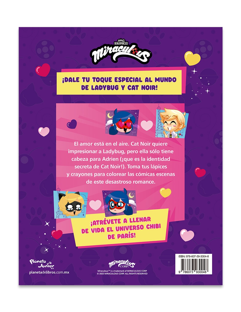 Libro Ladybug Chibi Color de Miraculous 2