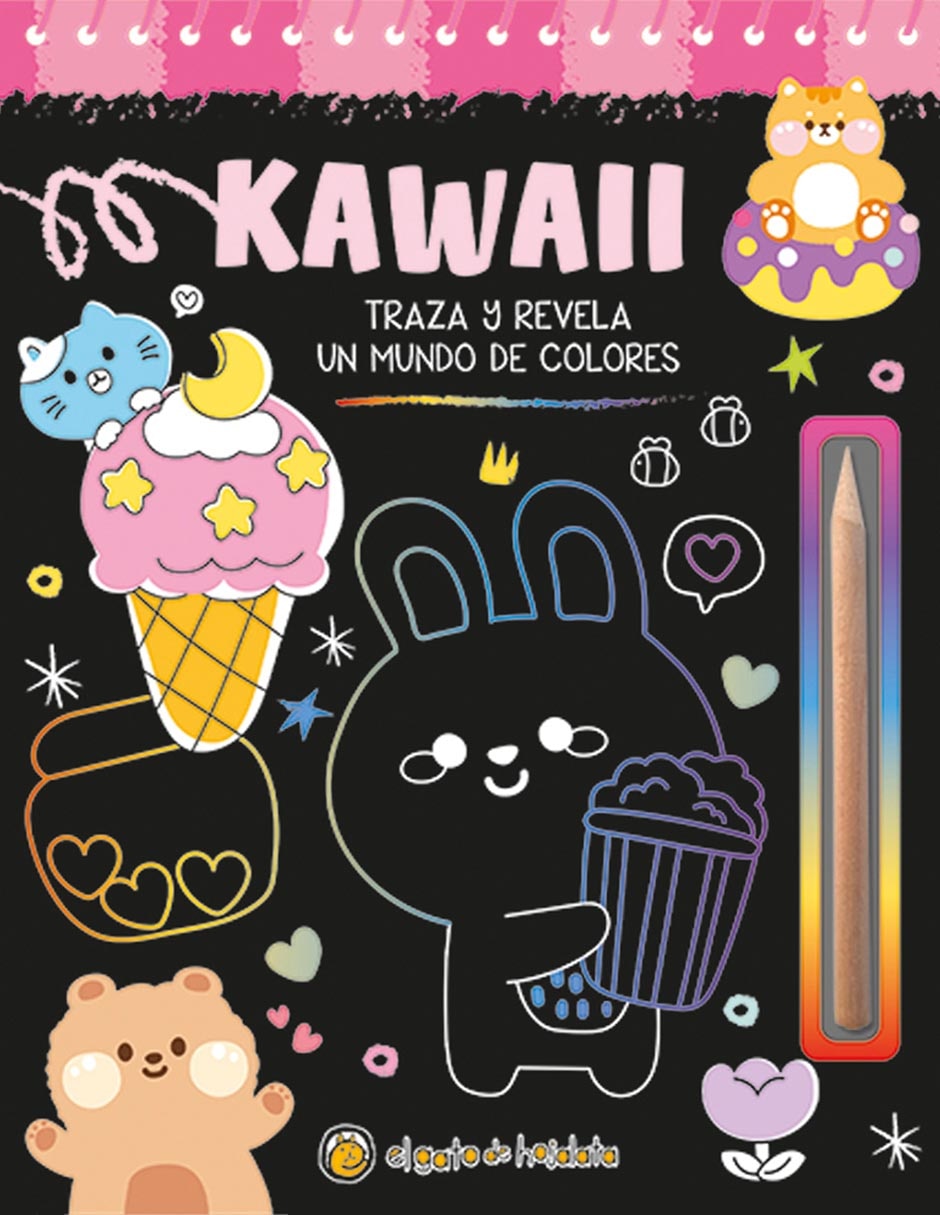 Libro Kawaii-Traza Y Crea de 1
