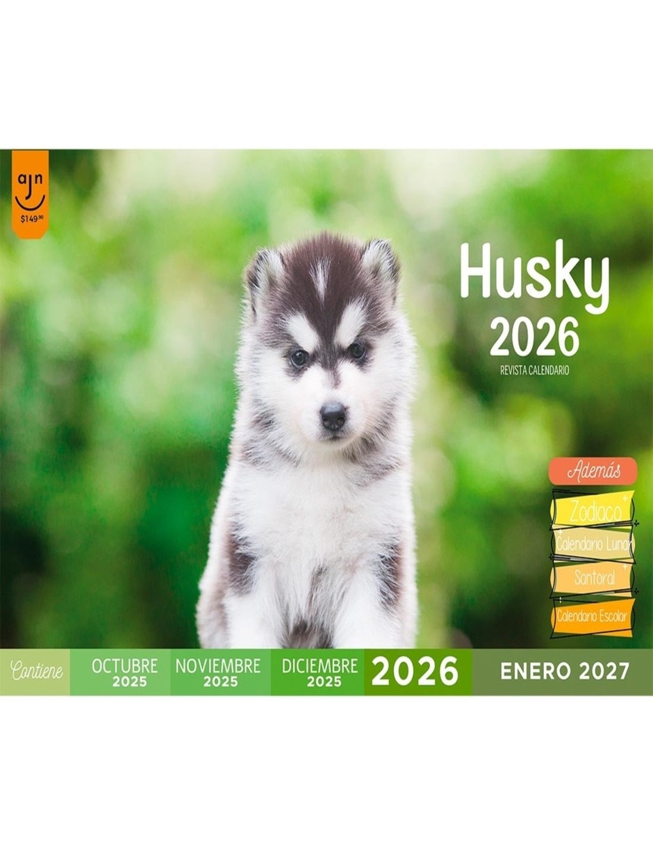Revista Calendario Husky 2026 Revista Calendario Husky 2026