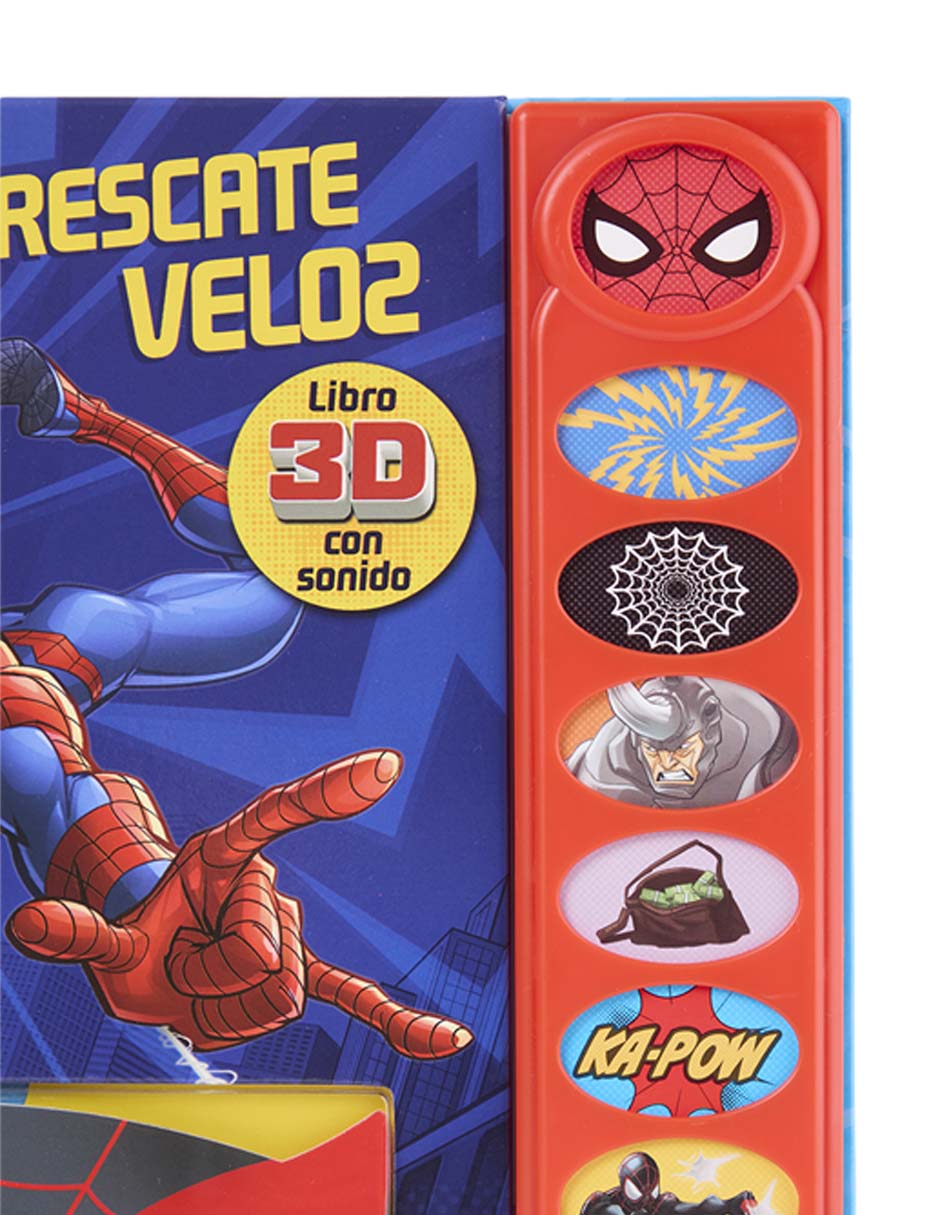 Libro Marvel Spider-Man un rescate veloz de Pi Kids