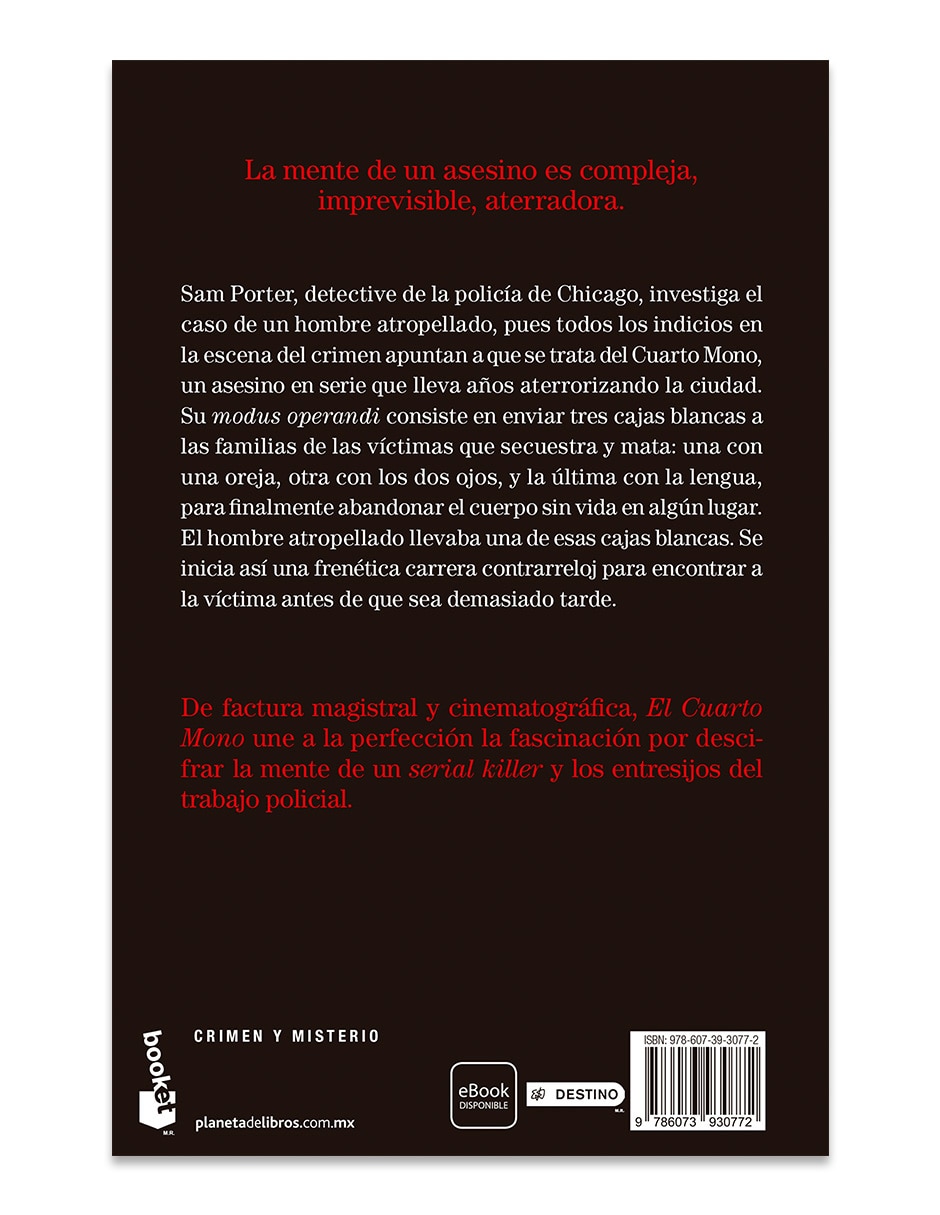 Libro El Cuarto Mono de Jd Barker 2