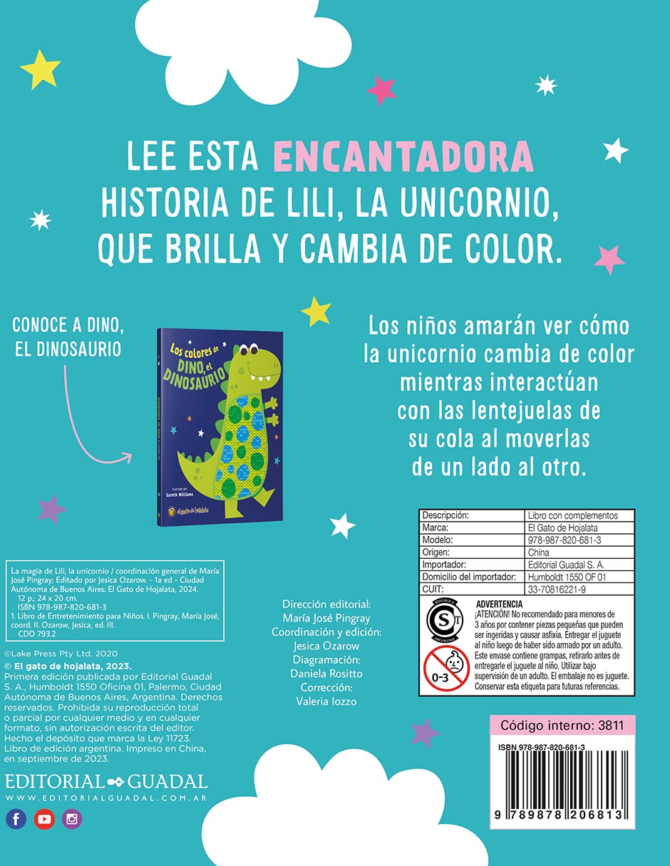 Libro La Magia De Lili, La Unicornio de 3