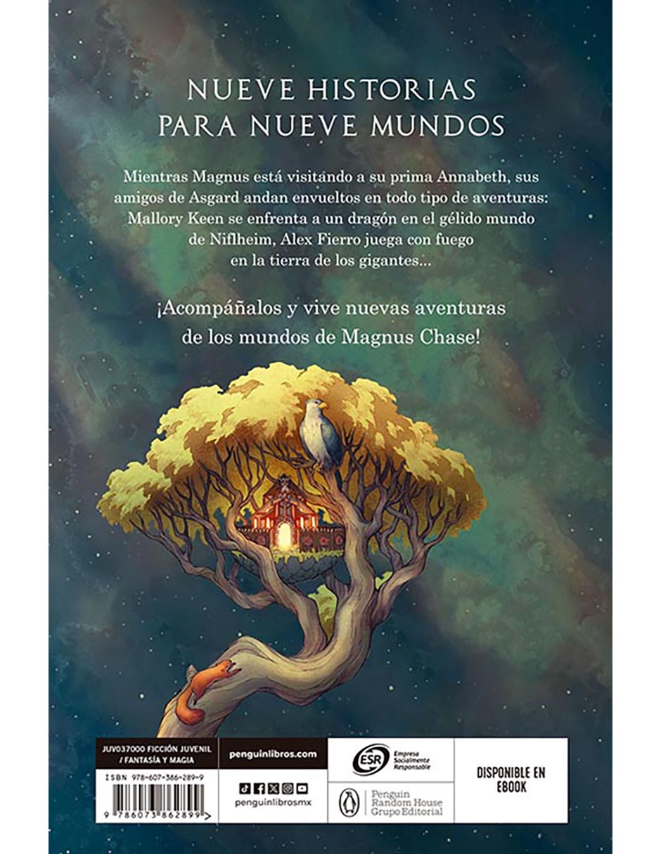 Libro Los Nueve Mundos de Rick Riordan