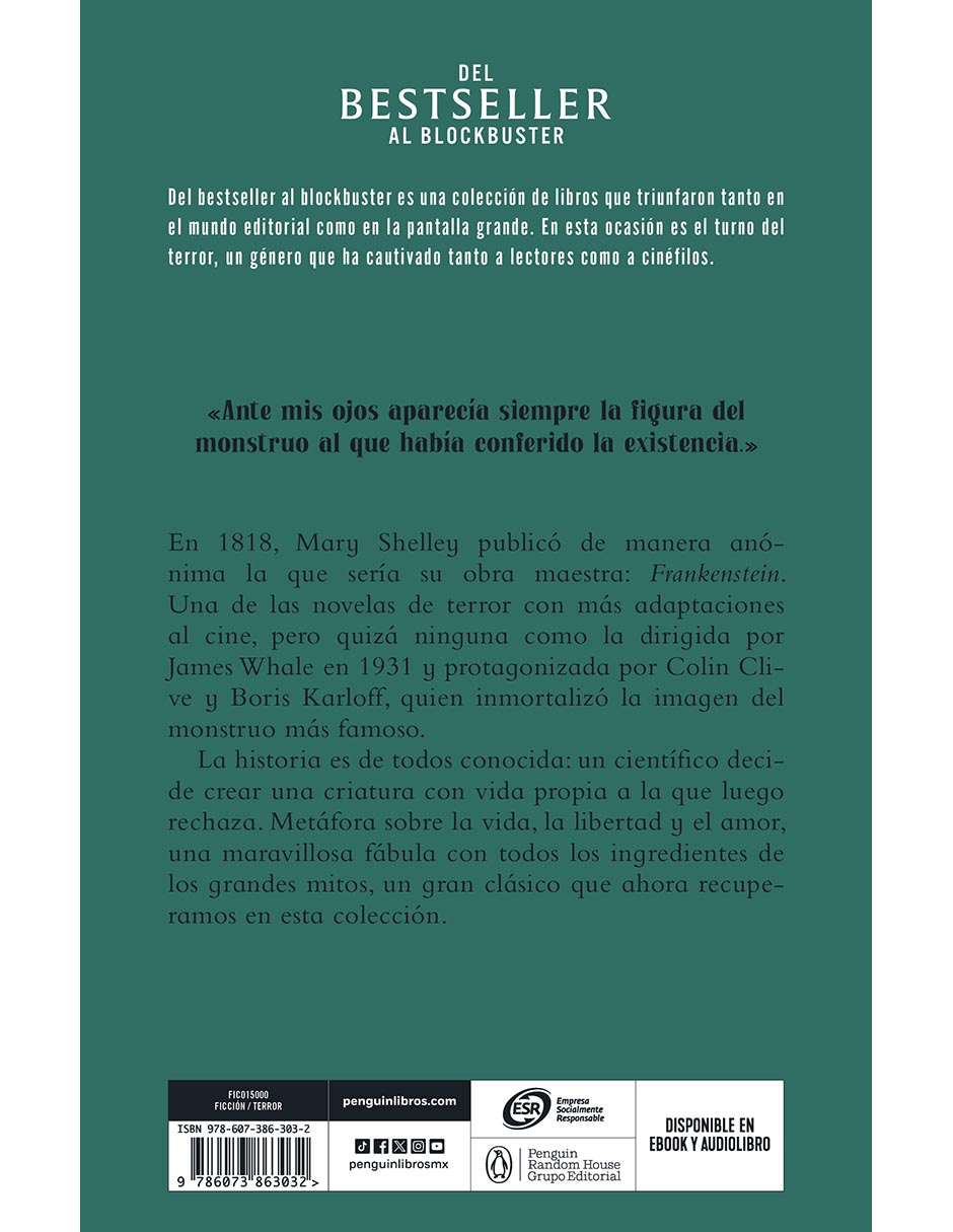 Libro Frankenstein de Mary Shelley 3