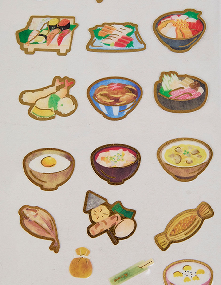 Set de Stickers Comida Japonesa 2