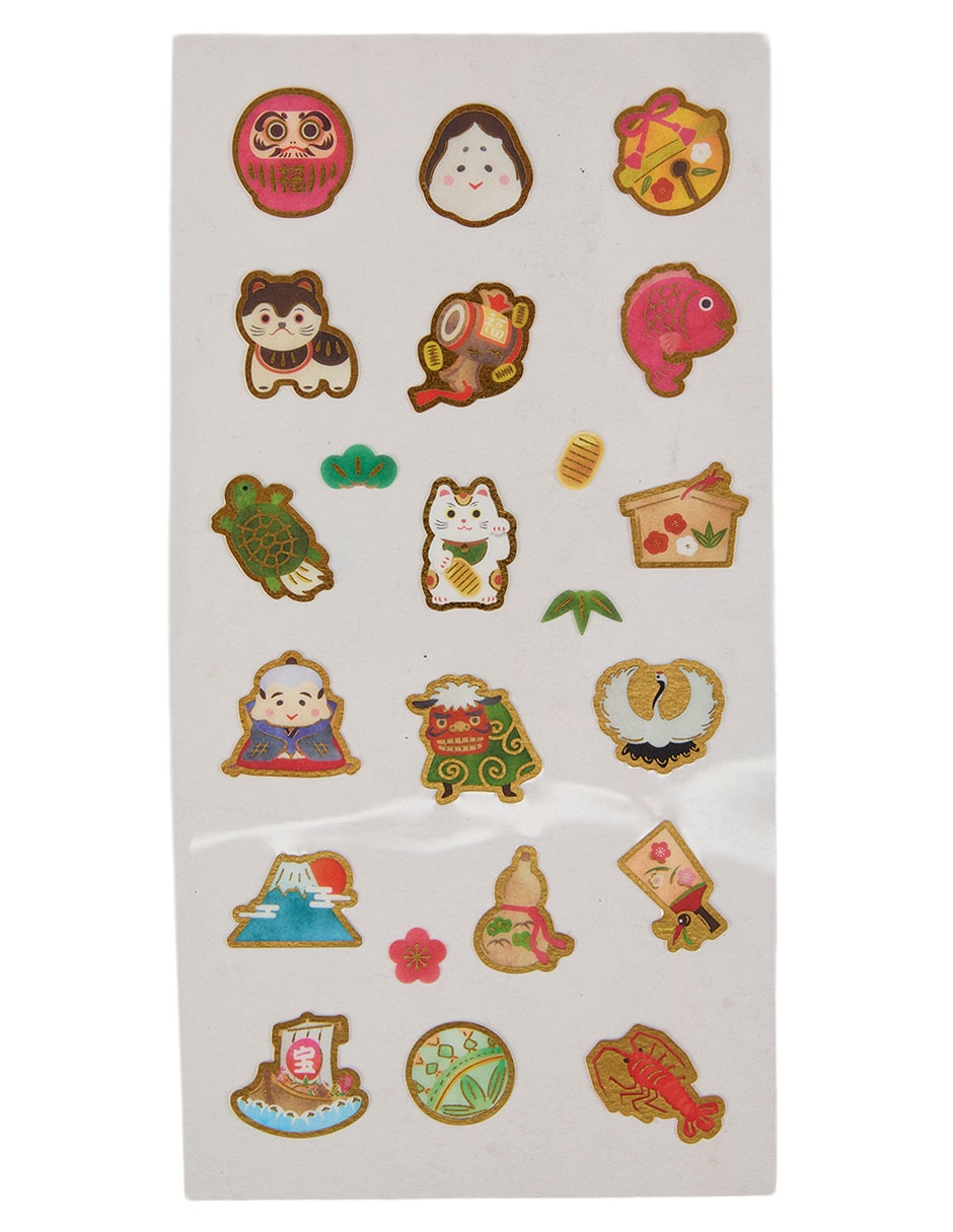 Set Stickers de Buena Suerte Japoneses 2