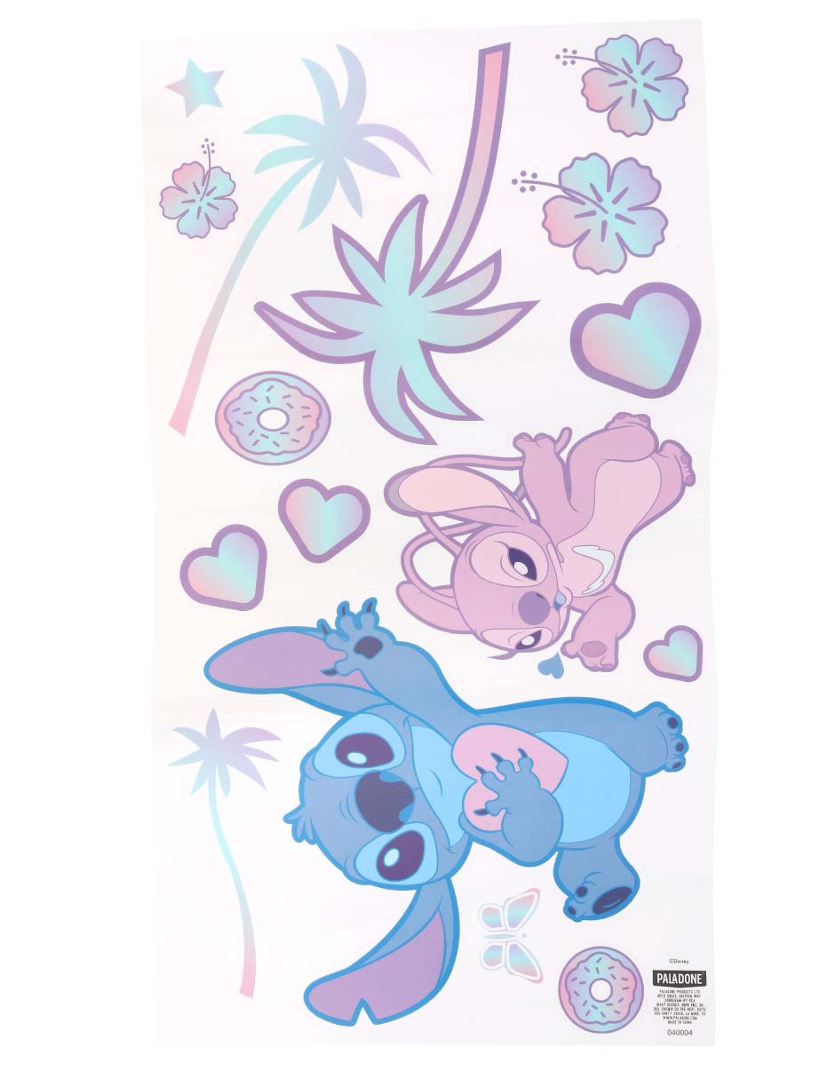 Calcomanía Stitch y Ángel 2