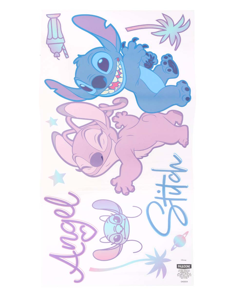 Calcomanía Stitch y Ángel 4