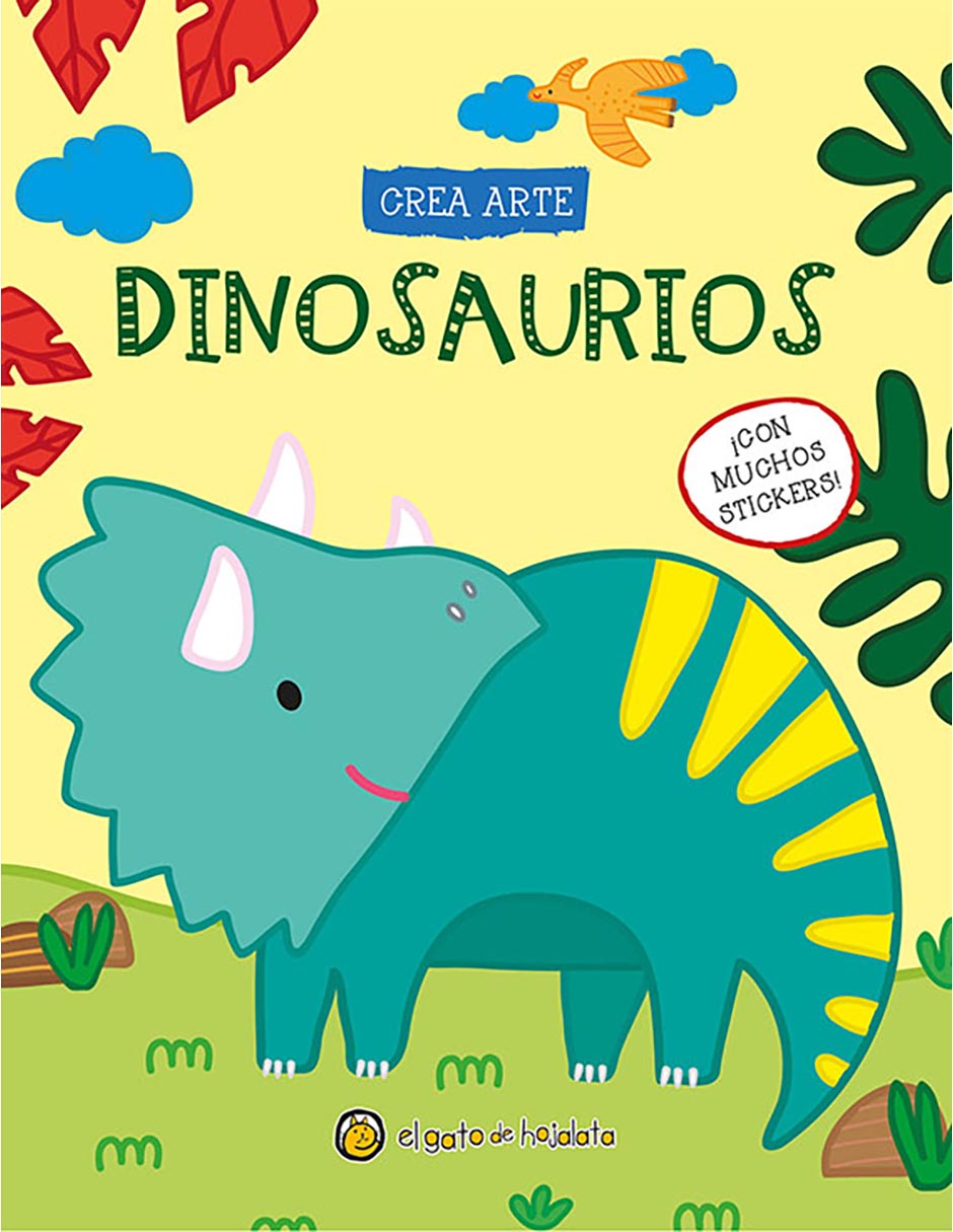 Libro Crear Arte: Dinosaurios de El Gato de Hojalata
